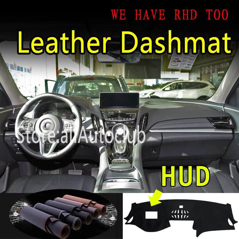 

for acura rdx TC1 TC2 2019 2020 2021 Leather Dashmat Car Styling Covers Dash Mat Dashboard Cover Carpet car Accessories Styling