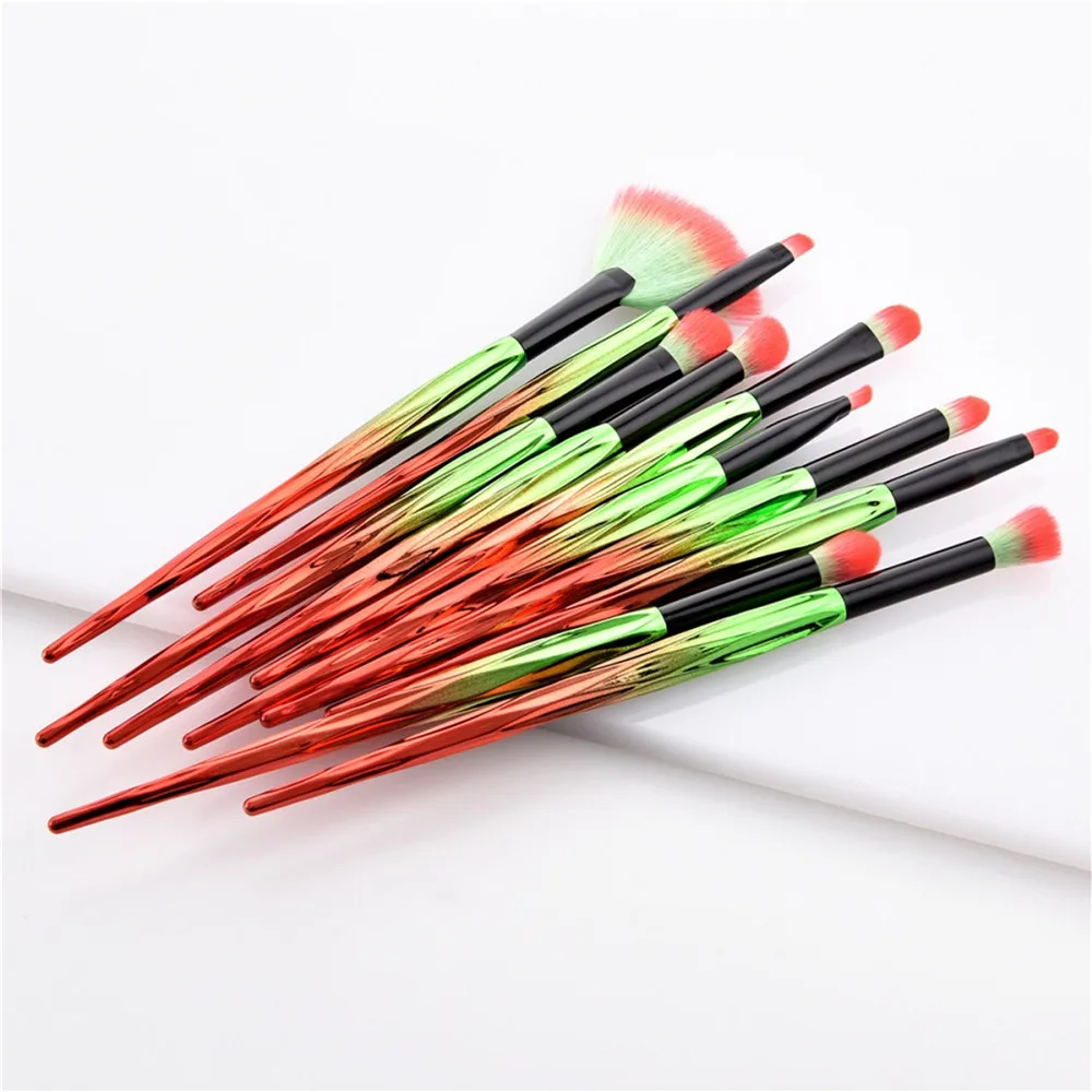 Pro Leaf Косметические кисти для макияжа Набор инструментов Красочные Тени Карандаш