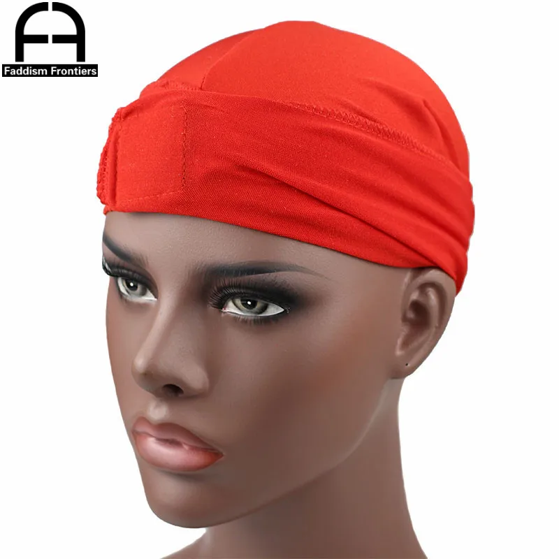 Модная мужская бандана тюрбан Durags шляпы парики кепка мужской головной убор для