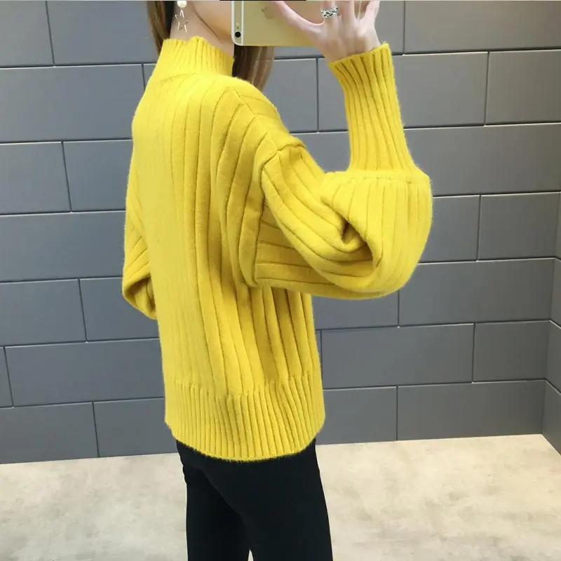 Пуловеры женское свободное зимнее пальто модель 2021 года модный джемпер с