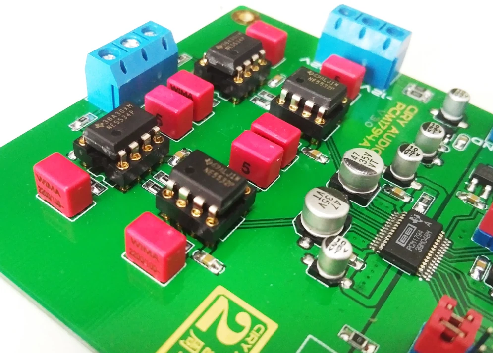 HiFi PCM1794A 1974 DAC декодер модуль 24 бит 192 к золото PCM1794 IIS аудио цифровой модуль ies интерфейс NE5532 NE5534/H014