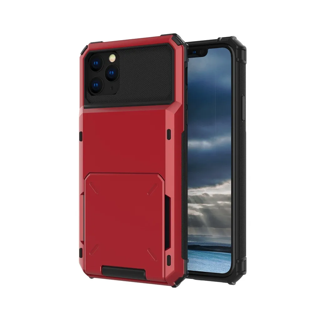 Чехол с отделением для карт iPhone 11 Pro 5 8 дюймов чехлы-бумажники отделениями