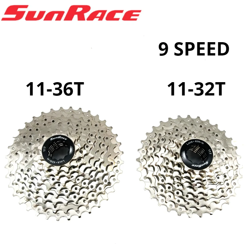 Кассета для горного велосипеда Sunrace 9 скоростей 11 32T 36T 40T s 32t 36t 40t shimano 9v|Храповик