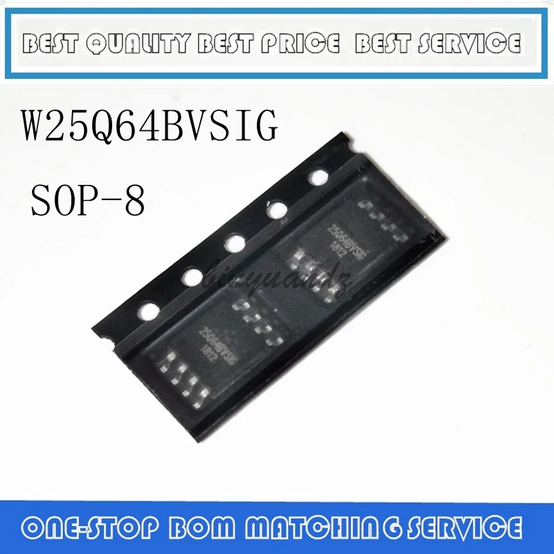 50 шт. 100 25Q64FVSIG 25Q64FWSIG 25Q64BVSIG W25Q64FVSIG W25Q64FWSIG W25Q64BVSIG 25Q64 SOP8 оригинальная микросхема