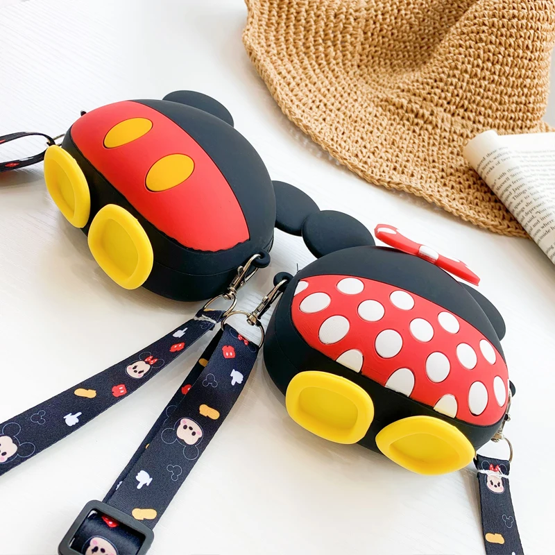 Милые Мультяшные женские сумки мягкие силиконовые сумки-мессенджеры на плечо