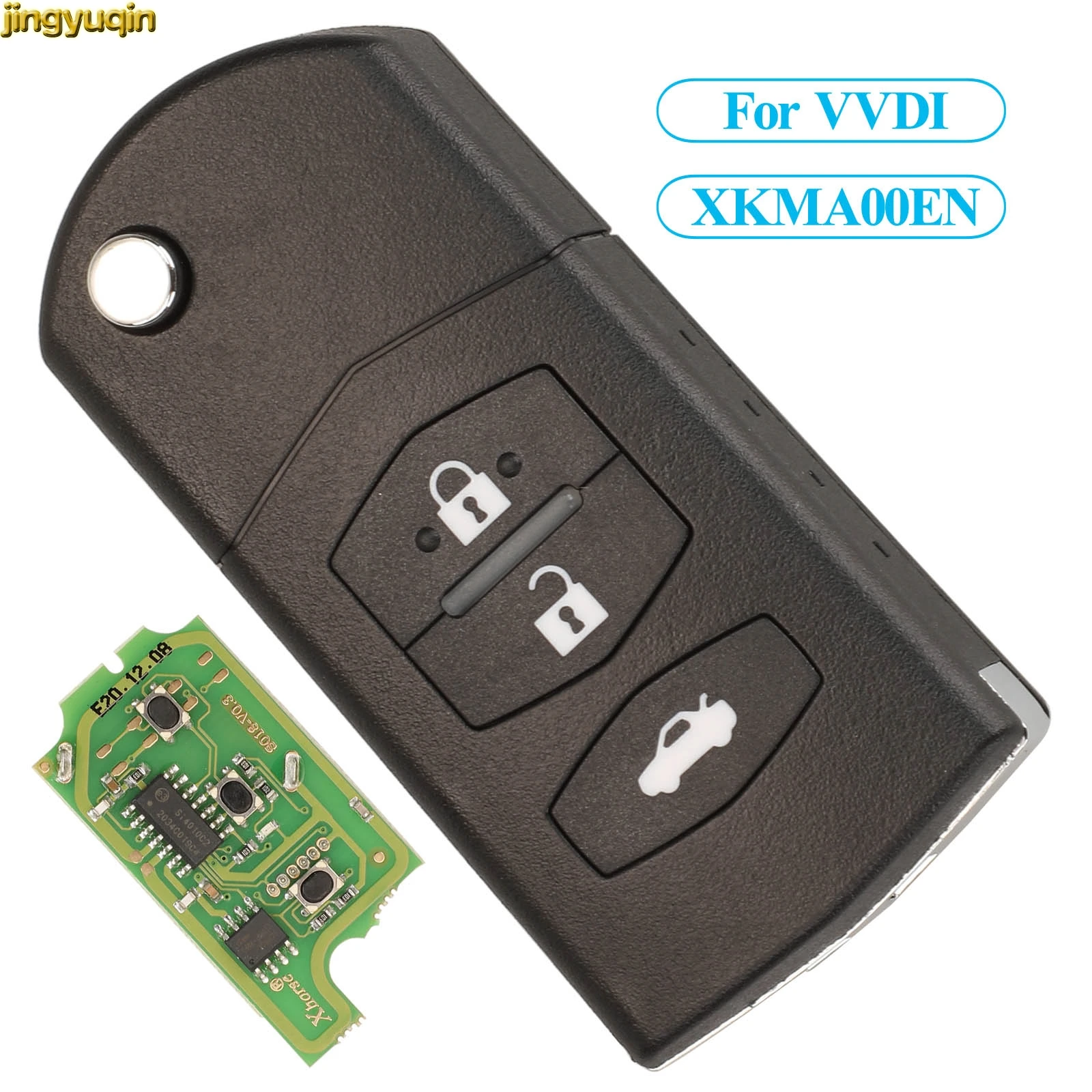 

Jingyuqin 5pcs XKMA00EN VVDI2 Mini Key Tool For Mazda Type VVDI Xhorse Wire Car Key Remote Control Universal Style 3 Buttons