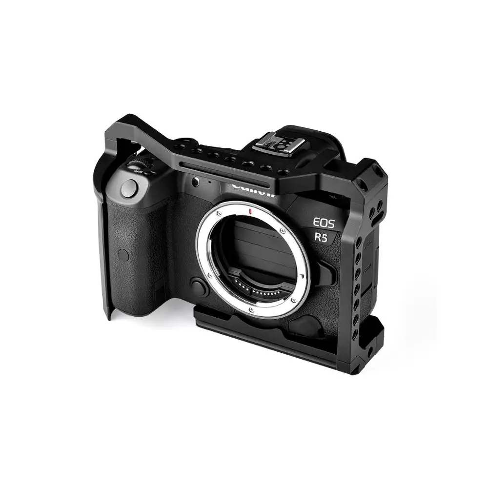 Yelangu C22 DSLR клетка для камеры Canon EOS R5 и R6 с холодным башмаком рейкой NATO 1/4 ''и