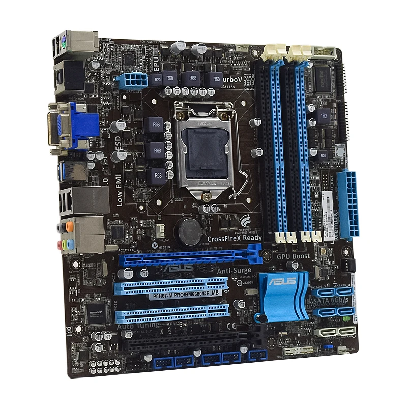 asus p8h67 m probm6650 motherboard lga 1155 ddr3 32gb intel h67 pci e 2 0 usb3 0 atx sata 3 placa mãe for core i3i5i7 cpus free global shipping