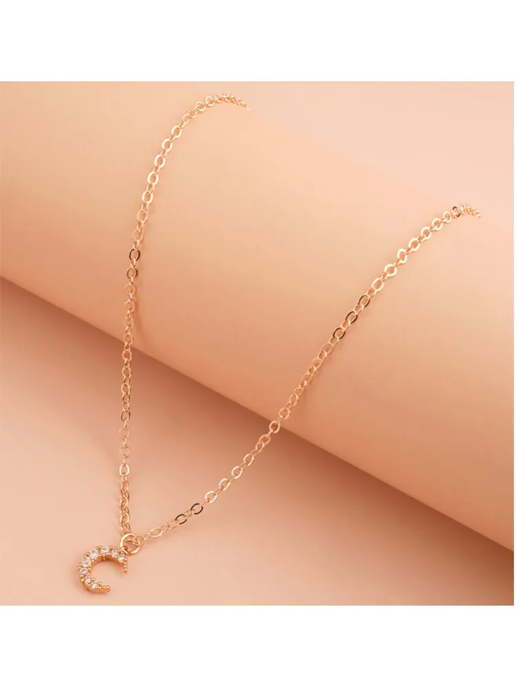 Подарок на день Святого Валентина небольшой подарок любовь лунное ожерелье