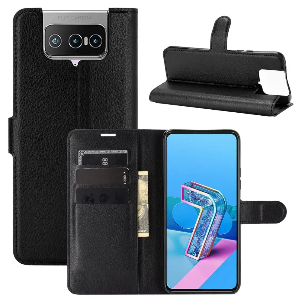 

Wallet Case For ASUS Zenfone 8 Flip 7 ZS670KS ROG Phone 5 ZS661KS 6 ZS630KL ZE620KL 3 ULTRE ZU680KL ZE554KL Leather Phone Cover