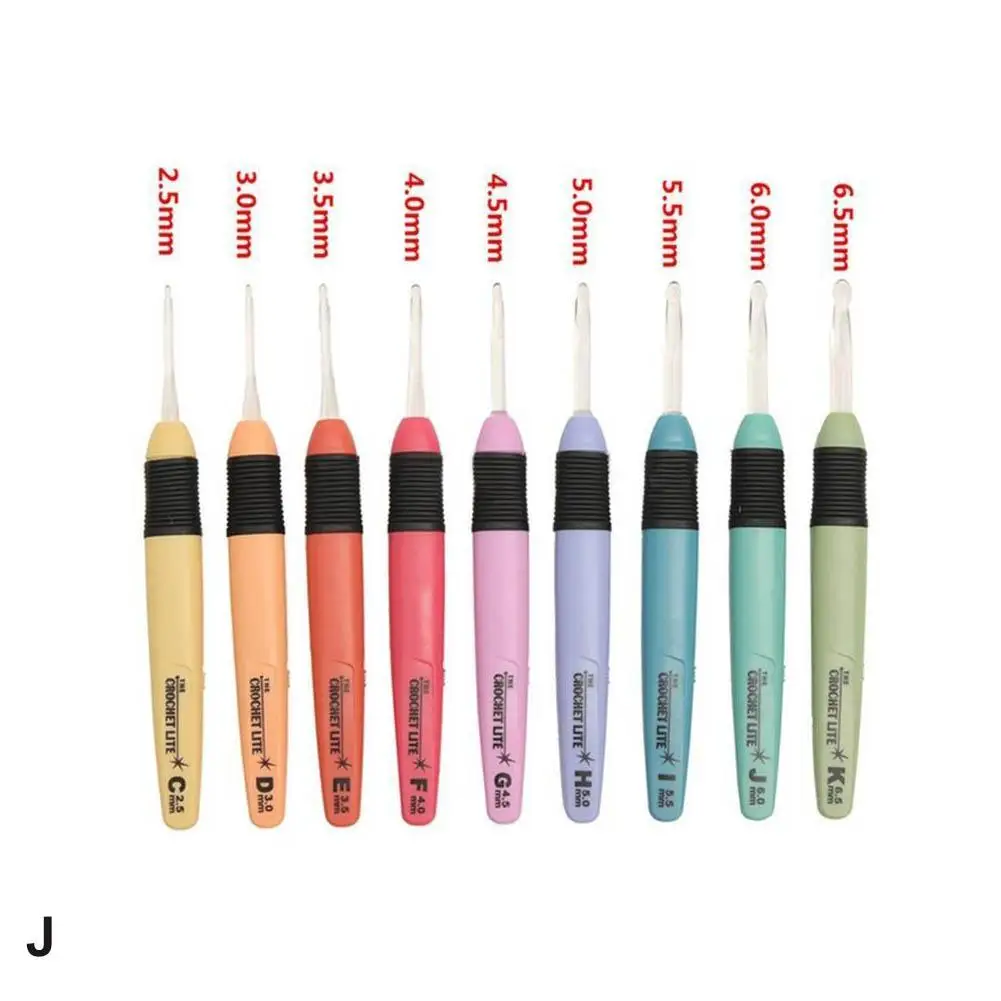 Набор светодиодных крючков для вязания светящиеся вязальные спицы плетение