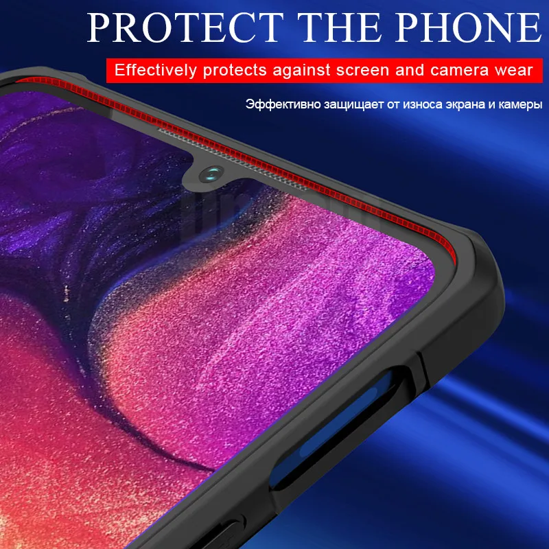 Роскошный бронированный противоударный мягкий бампер чехол для samsung Galaxy A10 A20E A30 A40 A50 A70 M10 M20 M30 силиконовый защитный чехол для телефона чехол