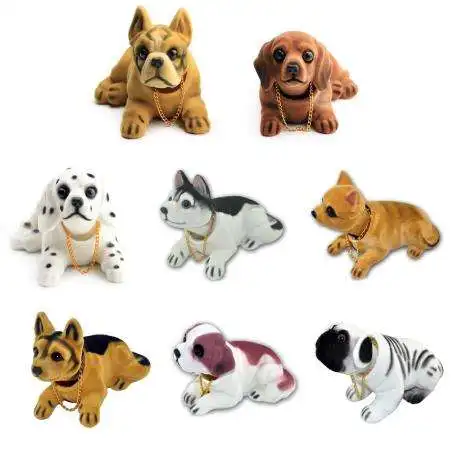 

Car Accessories Head Dog Car Dashboard Doll Auto Shaking Head Toy Ornaments Nodding Dog Car Interior Furnishings Decoration Gift