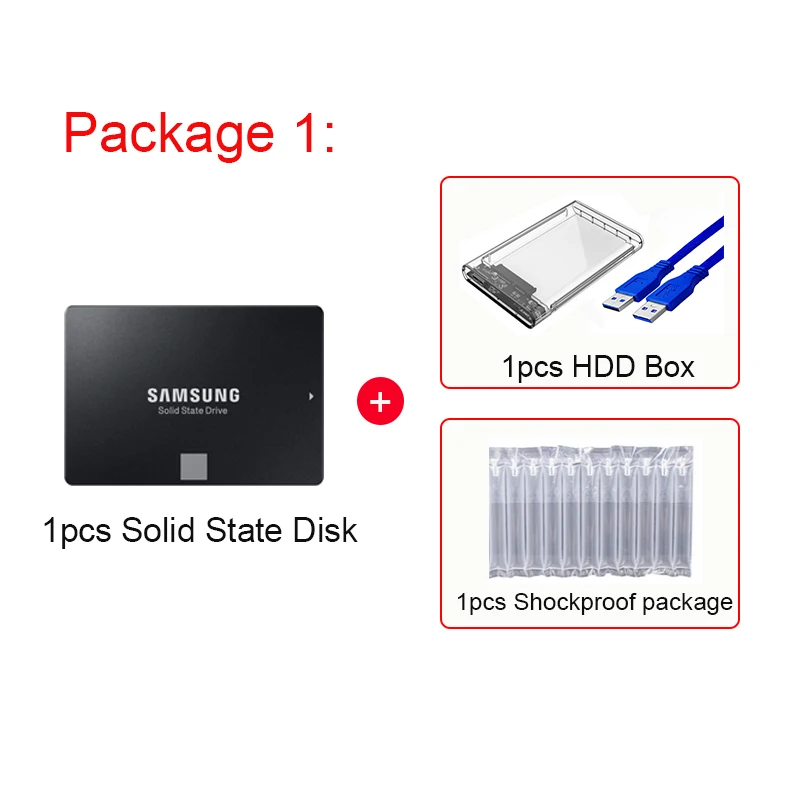 SAMSUNG SSD Внутренний Твердотельный Диск 850 860 EVO 1 ТБ 500 ГБ 250 120 Жесткий SATA3 2.5 MLC HDD 240 гб