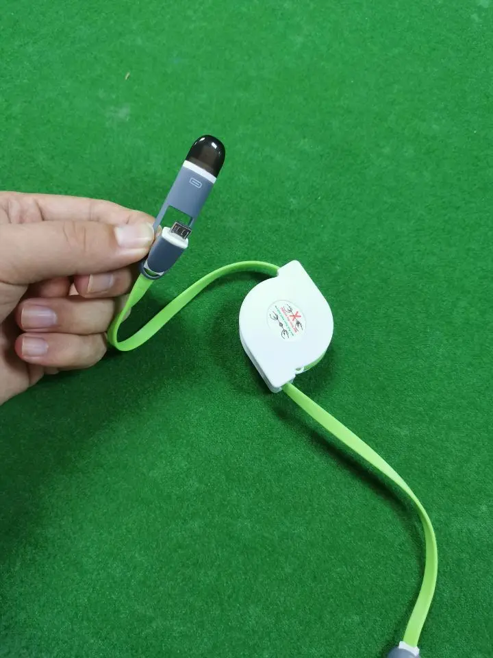 2 в 1 USB кабель для iPhone XS Max XR X 8 7 6 6S Micro USB кабель Android для samsung Xiaomi huawei Выдвижной зарядное устройство USB порт