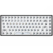 MXRSKEY 84U 84 key 75% dual mode Bluetooth 5.0 Mechanical Keyboard Kit  lighting effect RGB switch led type c software macro