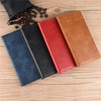 magnetic leather case flip phone shell for iphone 12 5 4 6 1 6 7 series phone wallet stand cover protective shell