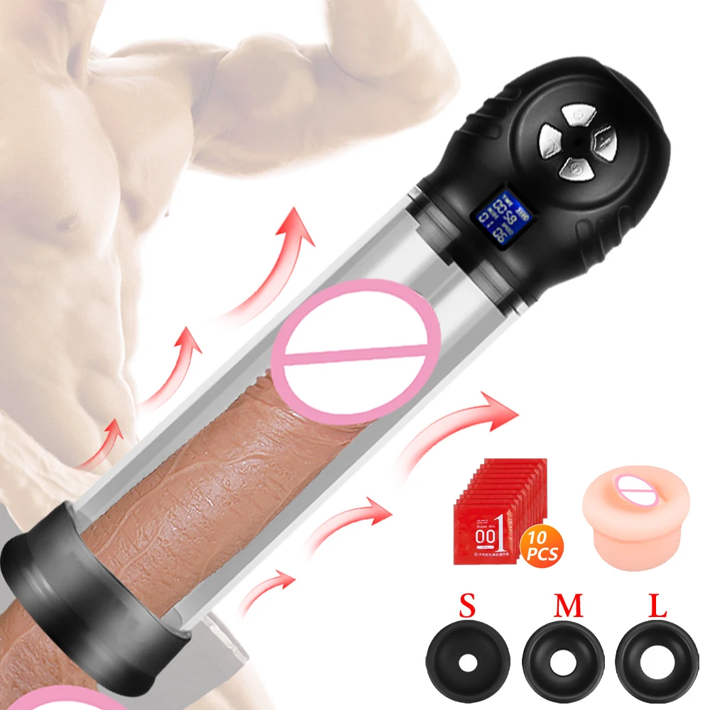 Электрический пенис насос секс-игрушки для мужчин вакуумный пениса USB