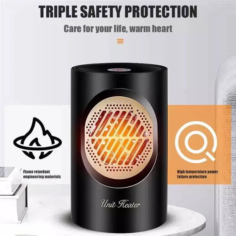 Бытовой вентилятор с быстрым подогревом настольный мини-обогреватель для офиса