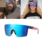 Мужские солнцезащитные очки без оправы, с защитой UV400