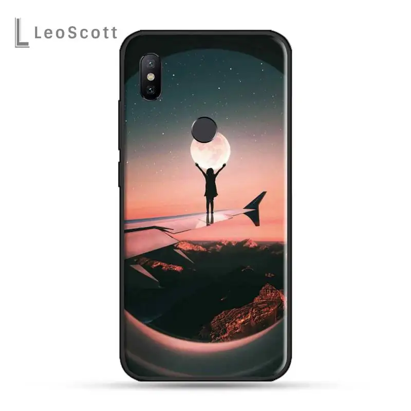 

Aircraft Airplane fly travel cloud Phone Case For Xiaomi Redmi note 7 8 9 t max3 s 10 pro lite cover funda coque shell