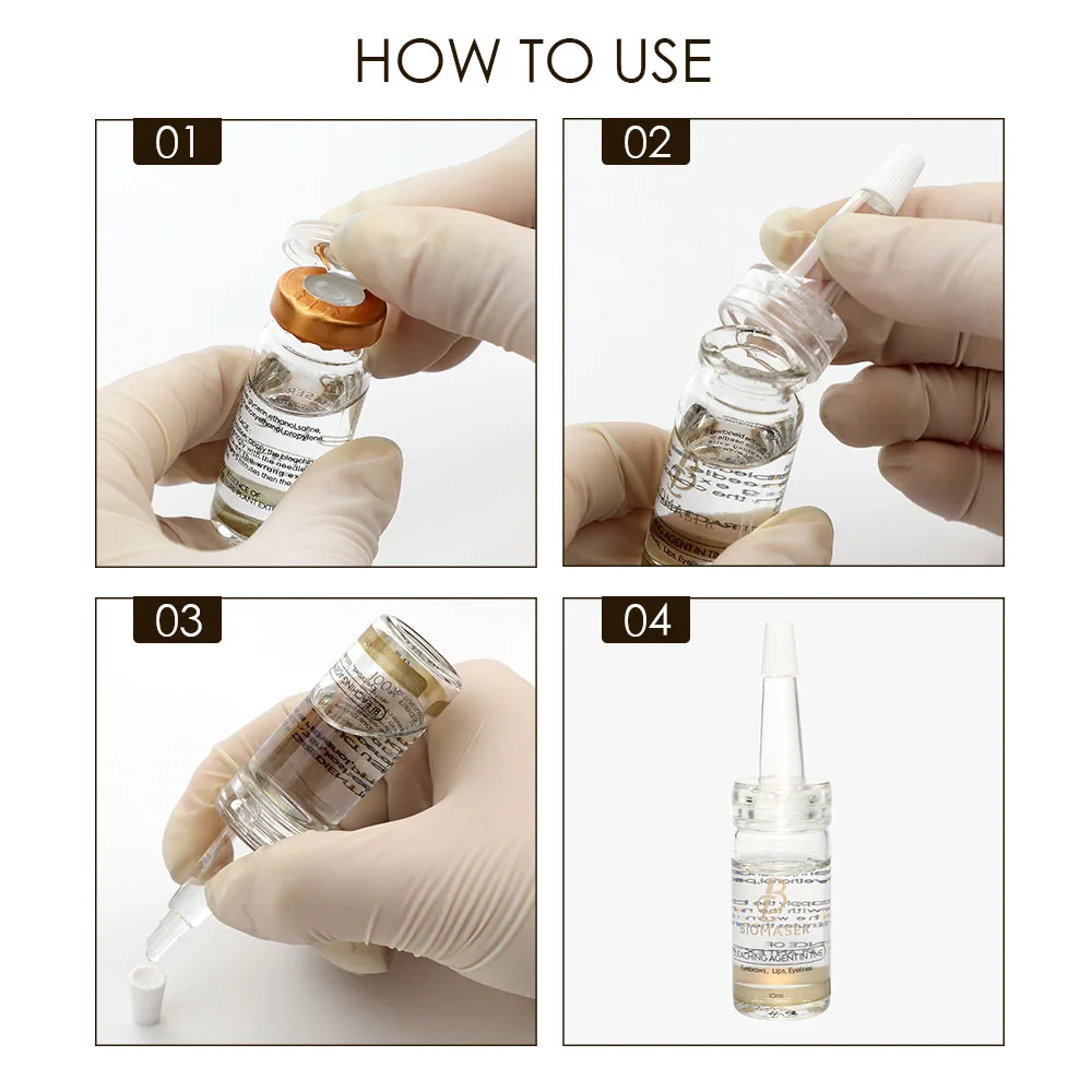 Biomaser Татуировка отбеливающий агент для перманентного макияжа во времени ошибка