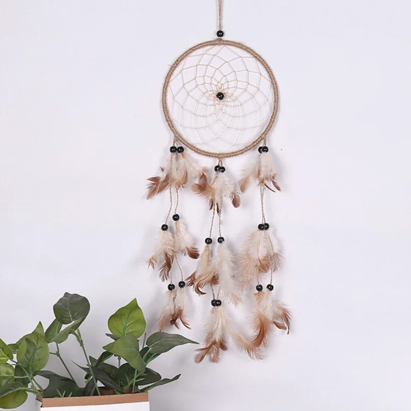 

Original Elegant Dream Catcher Feather Hanging Art Gifts to Bestie Friends Creative Valentine's Day Gifts Home Decoration