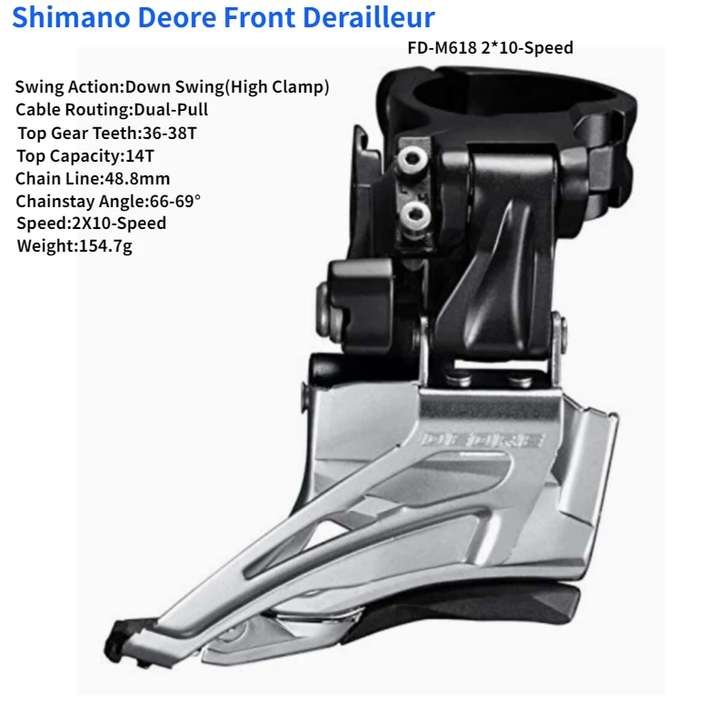 Shimano Deore передний переключатель FD M6000 H L M6025 M618 D M616 M611 M610 M591 M590|Велосипедный