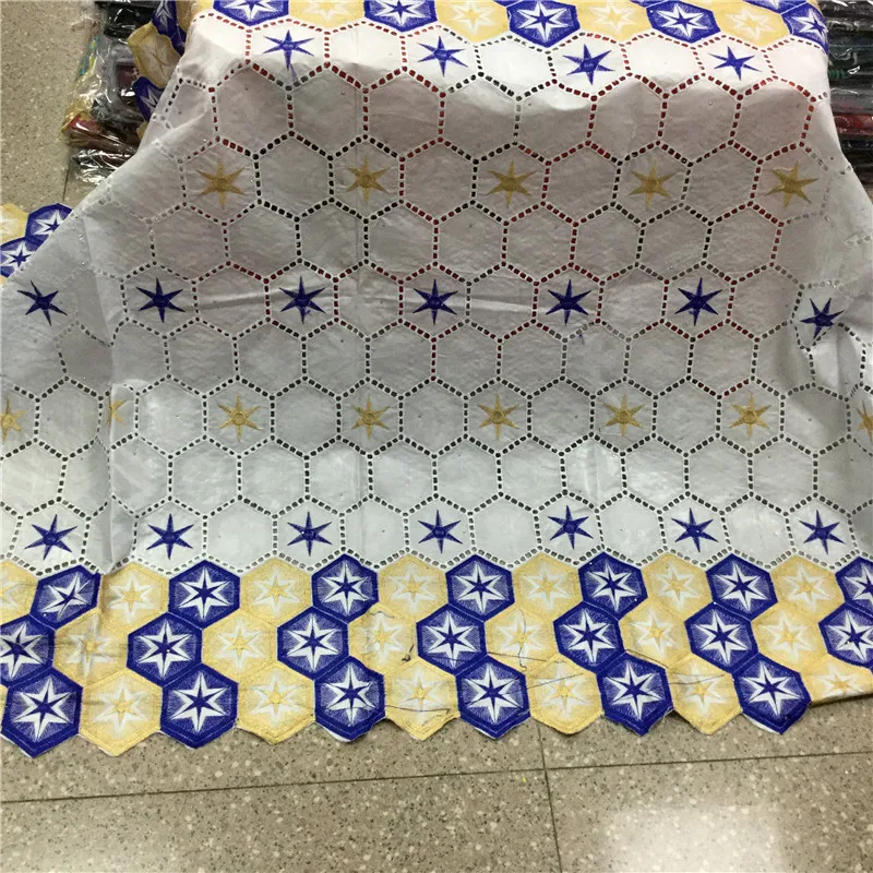 

Bazin riche fabric embroidered african lace fabric bazin brode jacquard Guinea Brocade for women dress 5yards 16L18-49