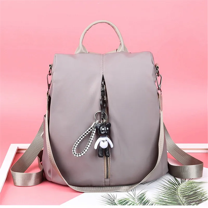 Модная женская сумка Mochila женский рюкзак с защитой от кражи водонепроницаемая