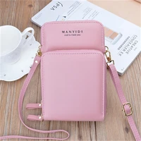 womens korean fashion messenger bag shoulder bag womens wallet pure color simple mini zipper small bag coin purse