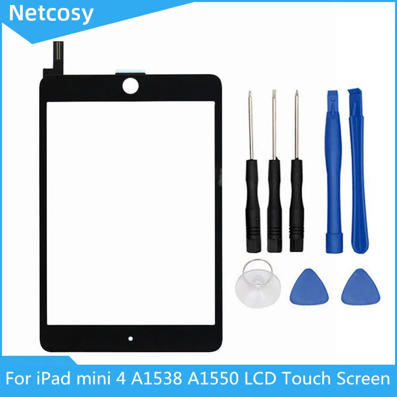 Для Netcosy iPad mini 4 A1538 A1550 ЖК-дисплей с сенсорным экраном дигитайзер панель в сборе запасная часть для iPad mini 4 Замена