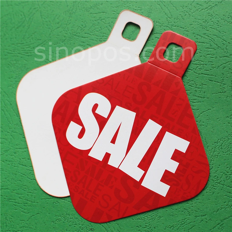 Большая бирка &quotРаспродажа&quot с вешалкой глаза карточки для цен на одежду