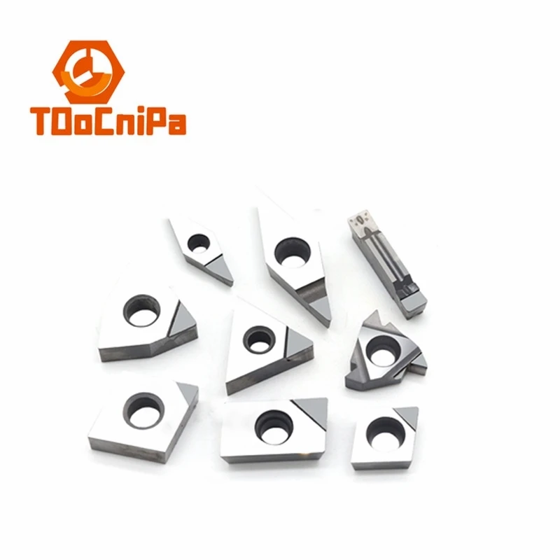 10 pcs/lot Diamond blade copper aluminum special CNC lathe tool gemstone turning chips PCD bits diamond bits