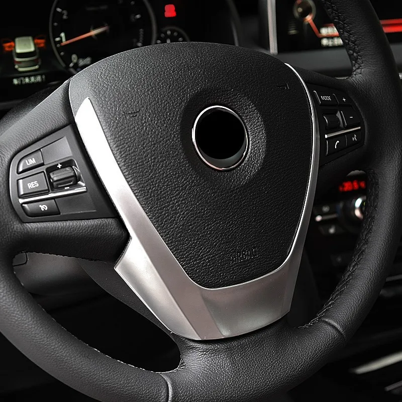 

WELKINRY Автомобильная крышка для BMW X5 F15 2014 2015 2016 2017 2018 ABS хромированная отделка рулевого колеса