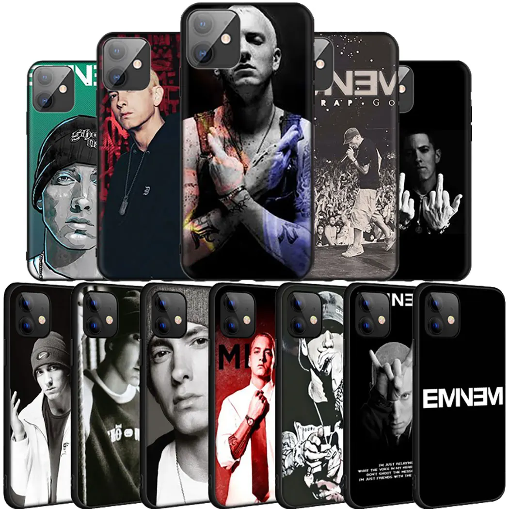 Мягкий силиконовый чехол Rapper Eminem для iPhone 5 5s 6 6s 7 8 Plus X XR XS Max 11 Pro SE 2020|Бамперы| |