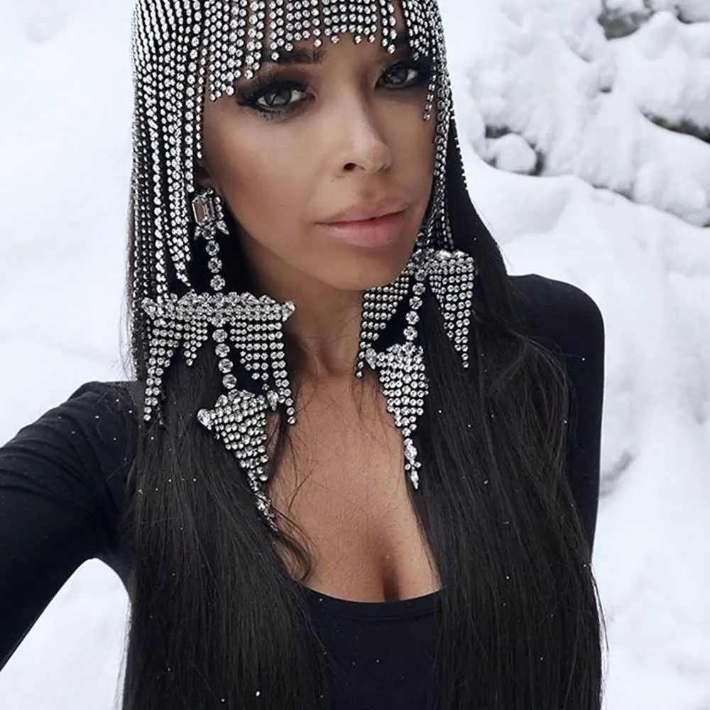 Luxury Oversize Tassel Female Earrings Big Long Christmas Party Gift Drop Earring | Украшения и аксессуары