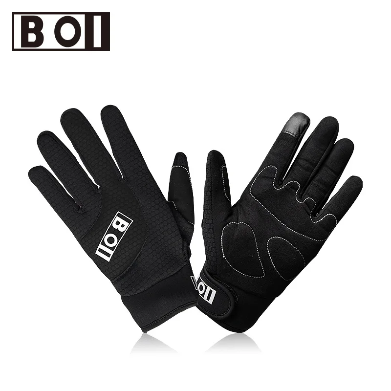 

HOT! Winter BOI Outdoor full finger Gloves windproof Thermal Breathable Warm Touchscreen Black M-XXL
