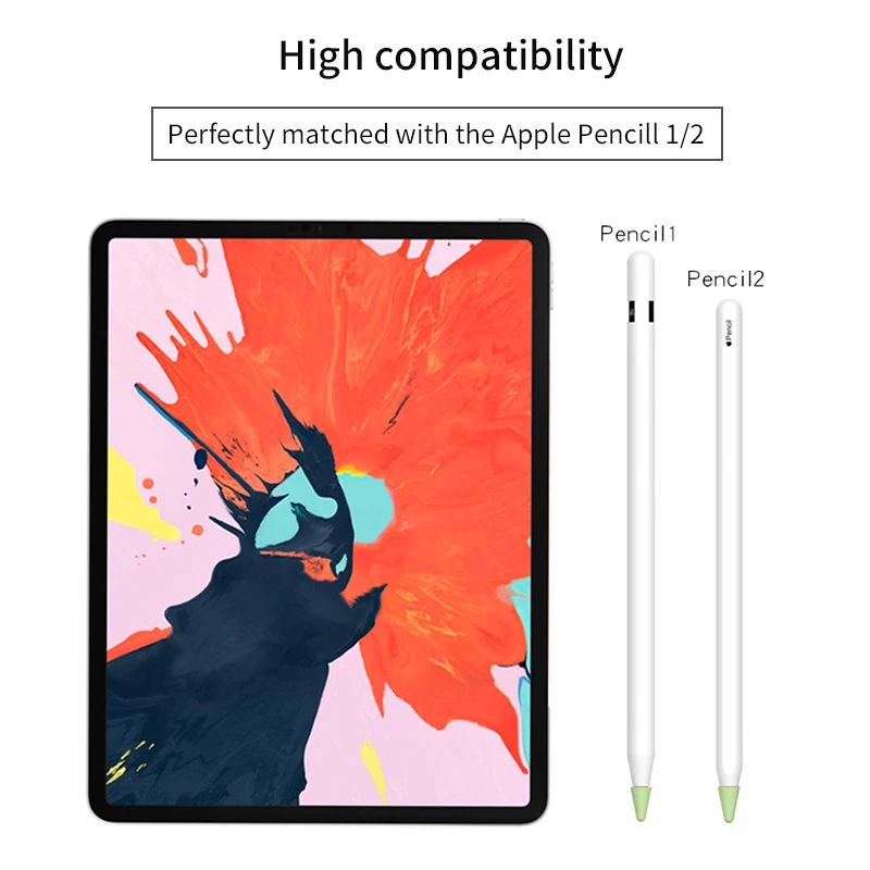 Для Ipad Pencil 1st 2nd чехол новинка 8 шт. стилус силиконовый сменный защитный наконечник
