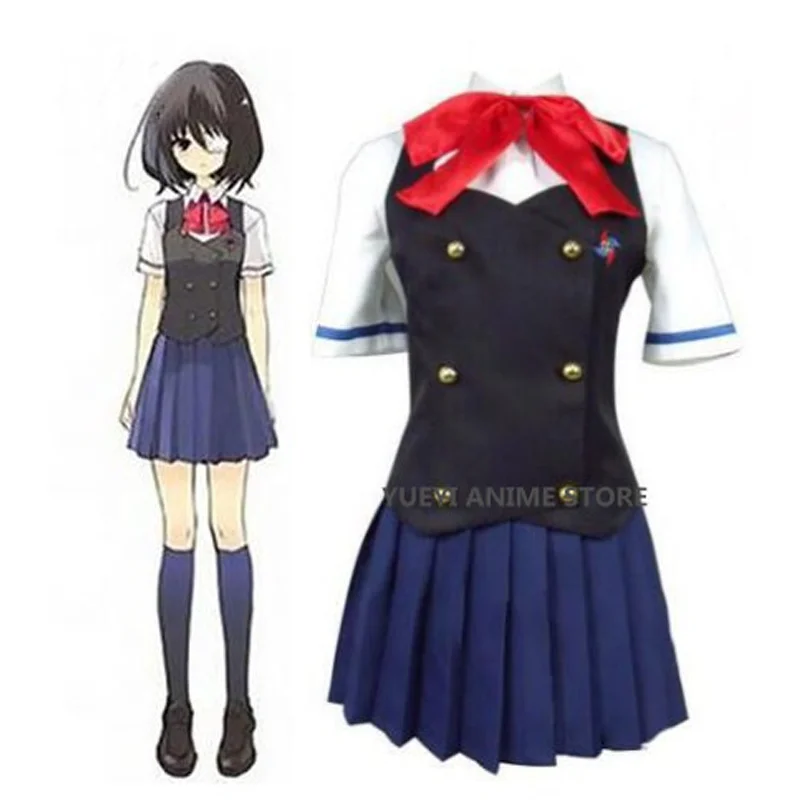 

Another Misaki Mei Akazawa Izumi costume anime cosplay girls japanese school uniform skirt customized any size