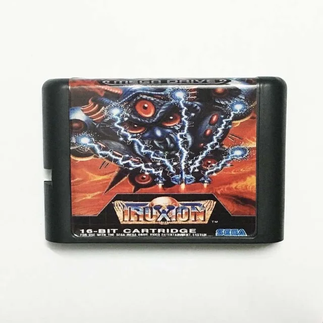 16-битная игровая карта Truxton для Sega Mega Drive и Genesis | Электроника