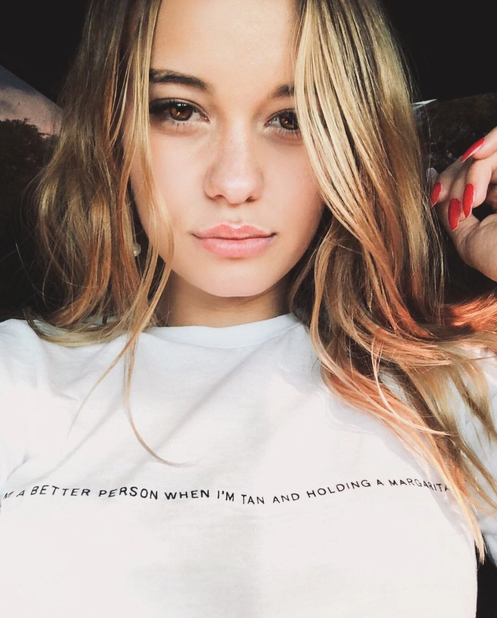 Я являюсь лучшей причины Маргарита Забавная девушка слоган Женская мода Чистый