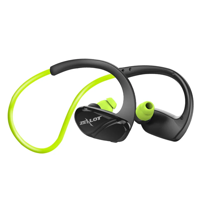 Green ZEALOT H6 Водонепроницаемый Bluetooth наушники стерео беспроводные наушники Фитнес Спорт Бег использовать громкой связи с микрофоном - Цвет: Green