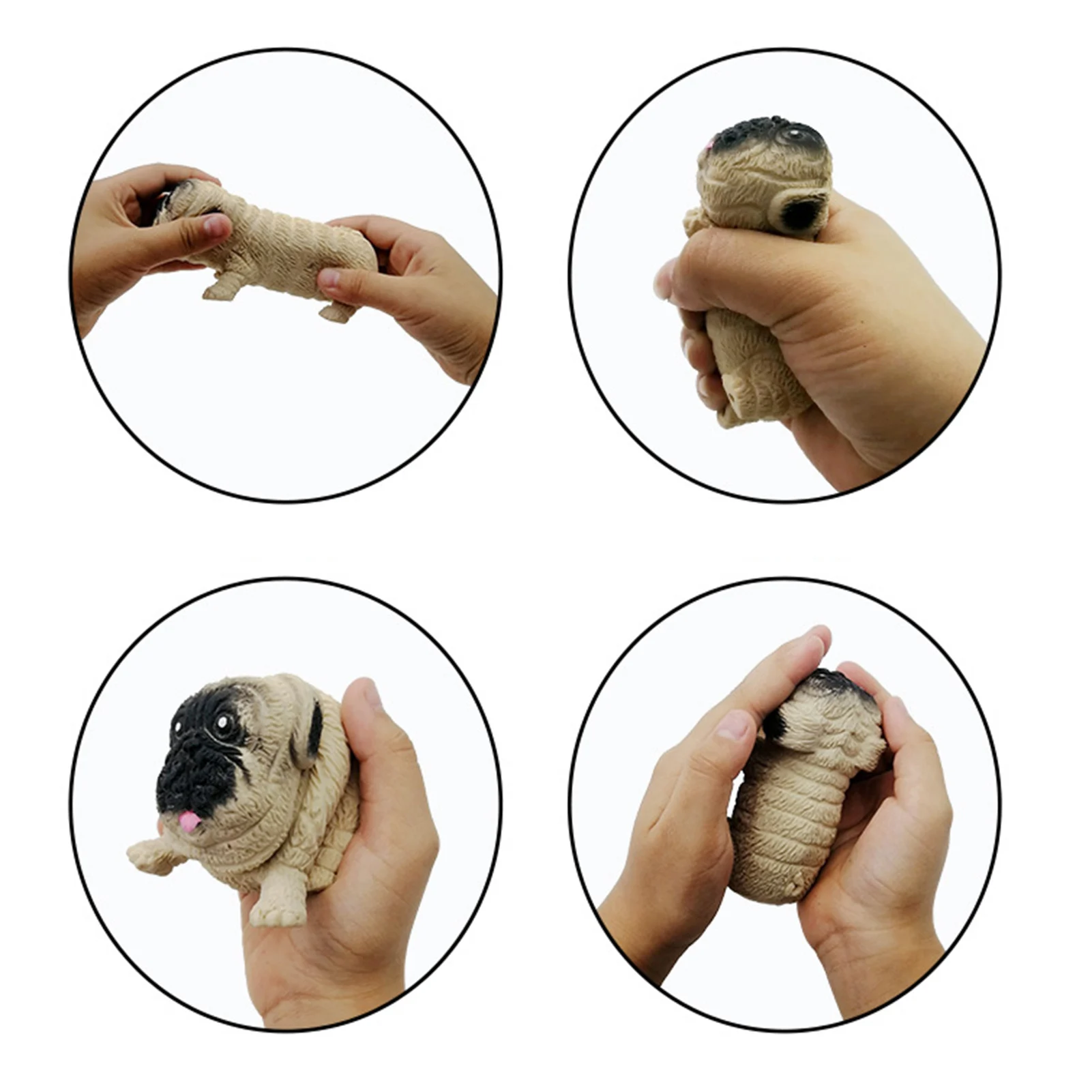 

Cartoon Dog Squeeze Prank Decompression Toy Tension Venting Stress Relief Doll Kids Educational Toys for Children Gifts