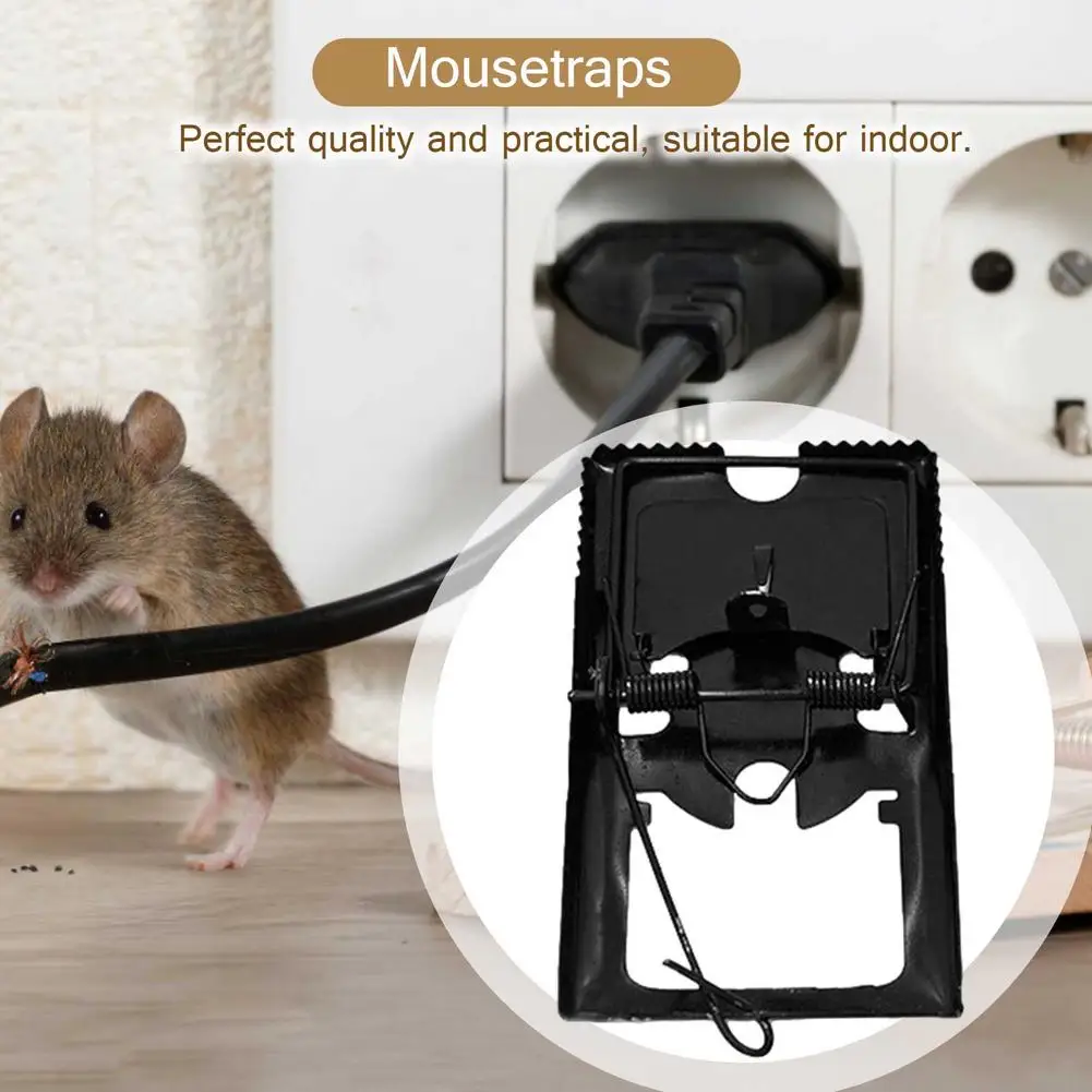 

5PCS High Qulity Reusable Rat Catching Mice Mouse Traps Mousetrap Bait Snap Spring Rodent Catcher Pest Control Dropshipping