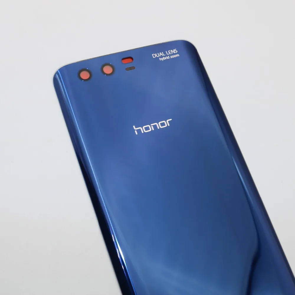 Задняя стеклянная крышка аккумулятора для Huawei Honor 9 Корпус задней двери панель