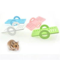 small animal accessories mouse bird wood safe hamster cage funny pet seesaw toy
