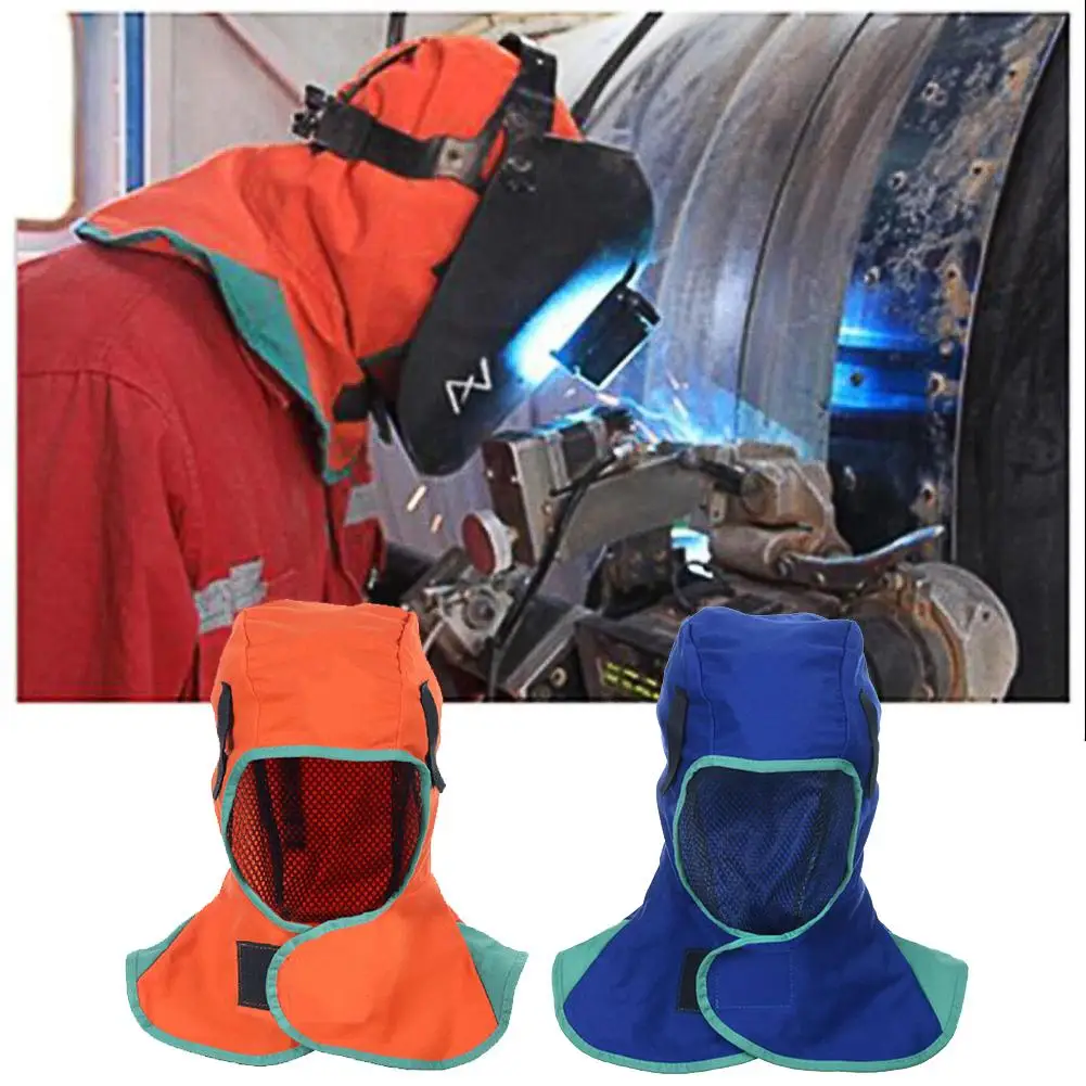 

Breathable Welding Headgear Washable Protection Hood Flame Retardant Helmet Practical Welder Cap Cover For Welder