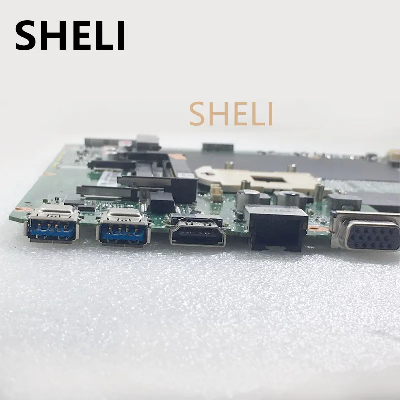 Материнская плата SHELI 11S90000107 DA0LZ3MB6G0 LZ3 PGA989 HM76 DDR3 GMA для ноутбука Lenovo Z580