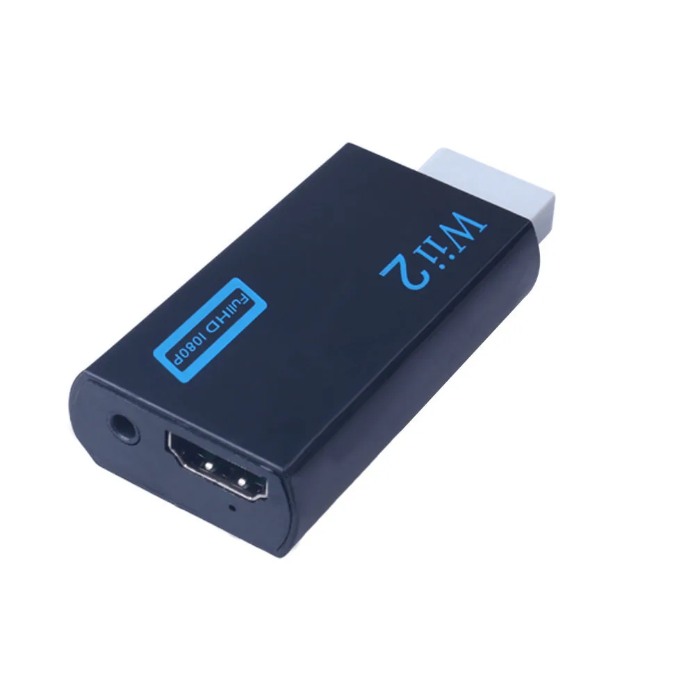 1080P для Wii-совместимый преобразователь Full HD 720P 3 5 мм аудио Wii адаптер TV PC монитор